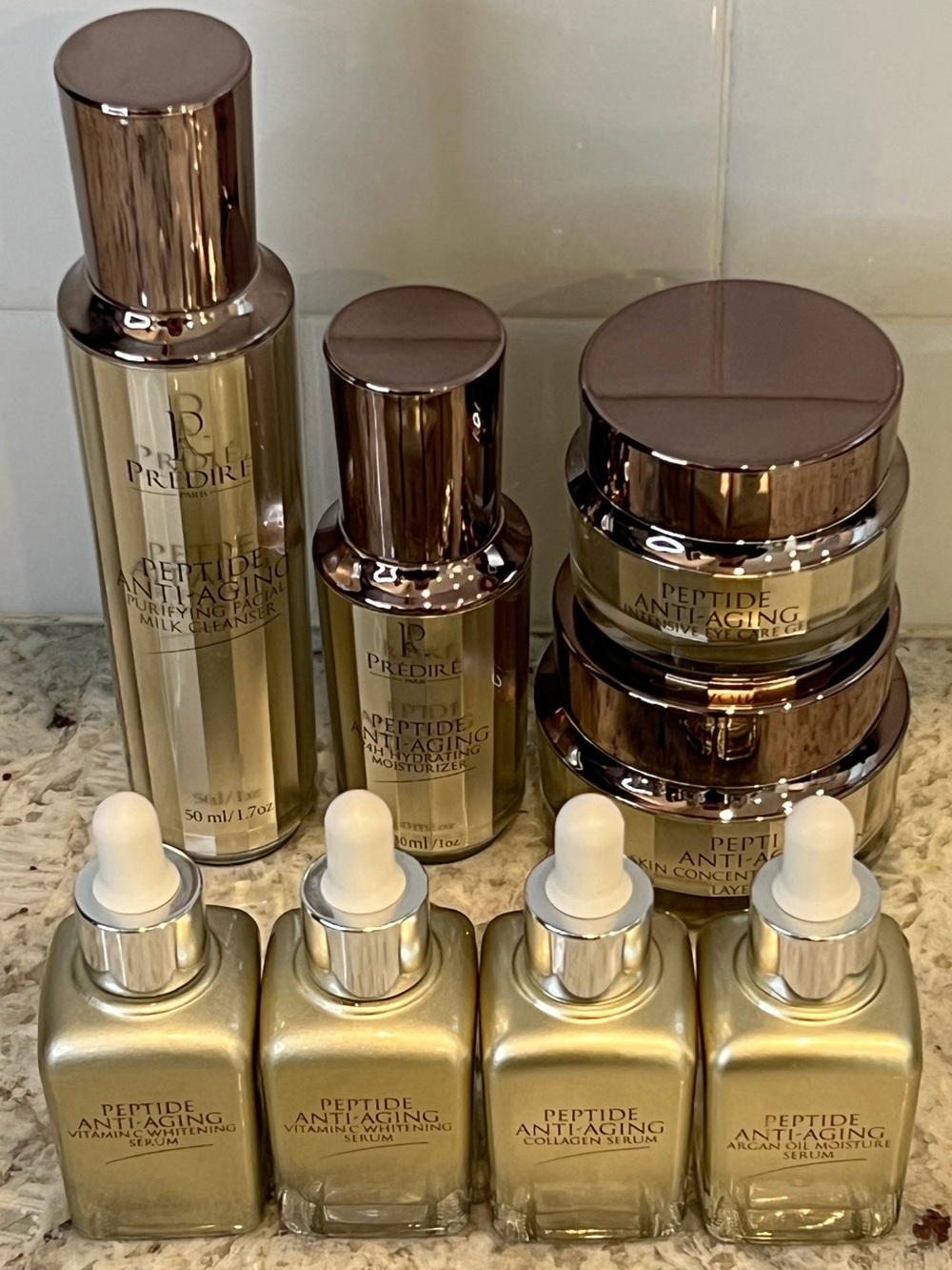 NWOT Predire Paris Flawless Peptide Anti-Aging Collection 8pcs